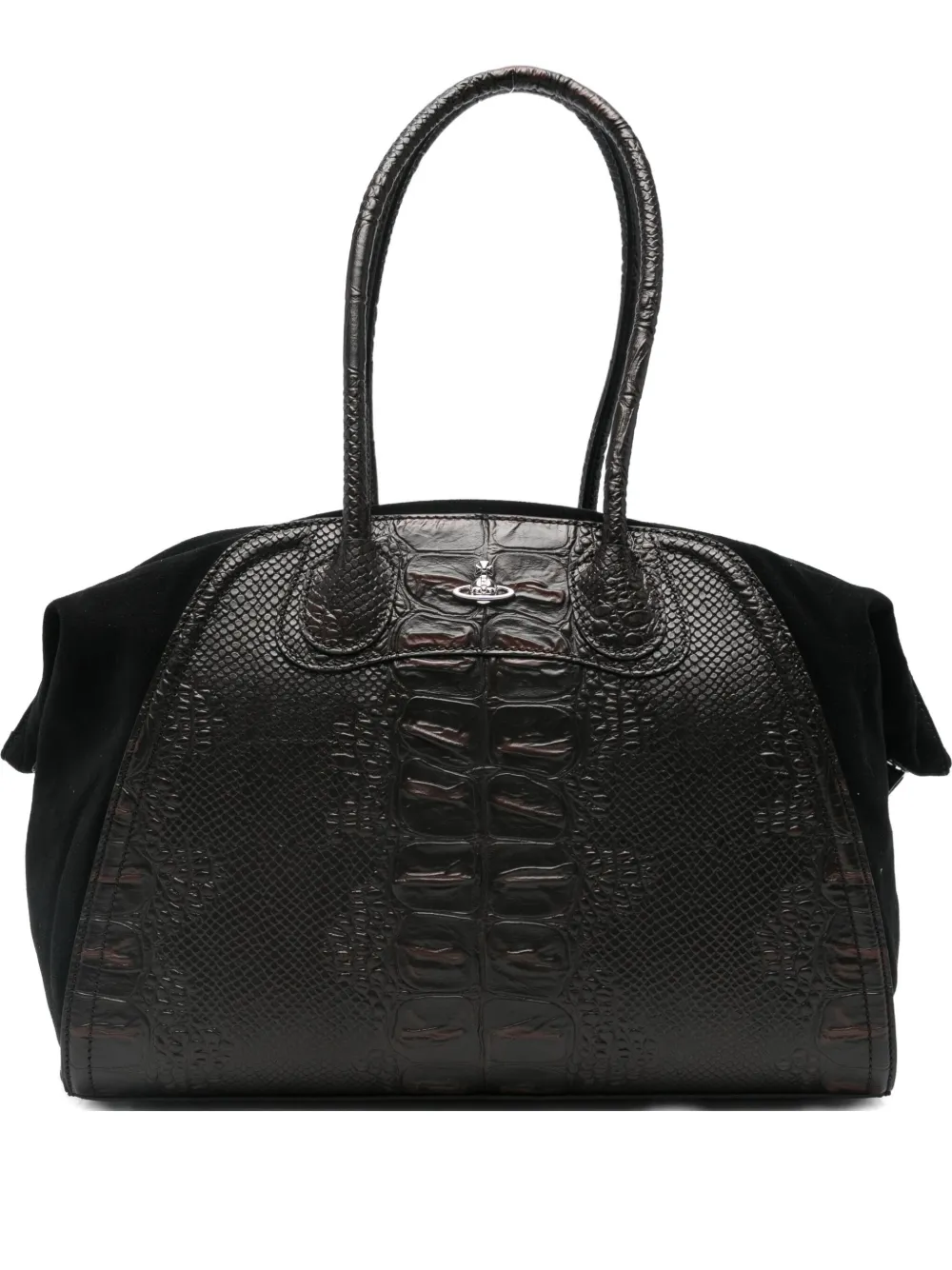 Vivienne Westwood Shirley Tote Bag In Brown