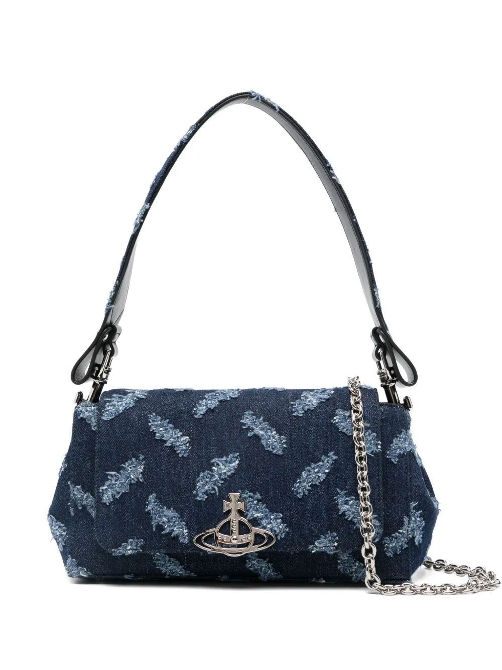 Vivienne Westwood Small Hazel Tote Bag In Blue