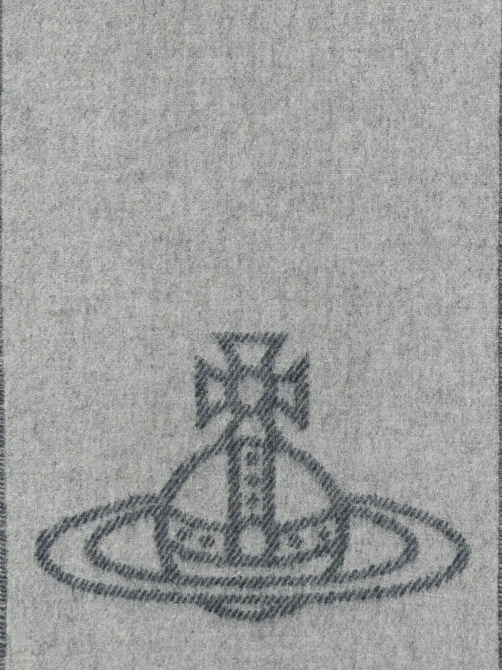 Vivienne Westwood Orb-embellished Scarf In Gray