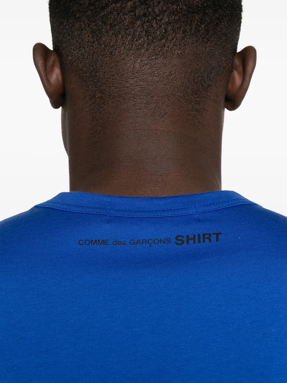 Comme Des Garçons Shirt T-shirt met ronde hals Blauw