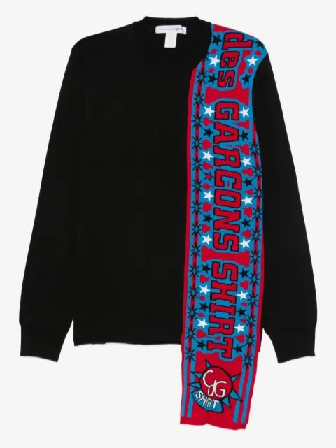 Comme Des Garçons Shirt Soccer Scarf sweater