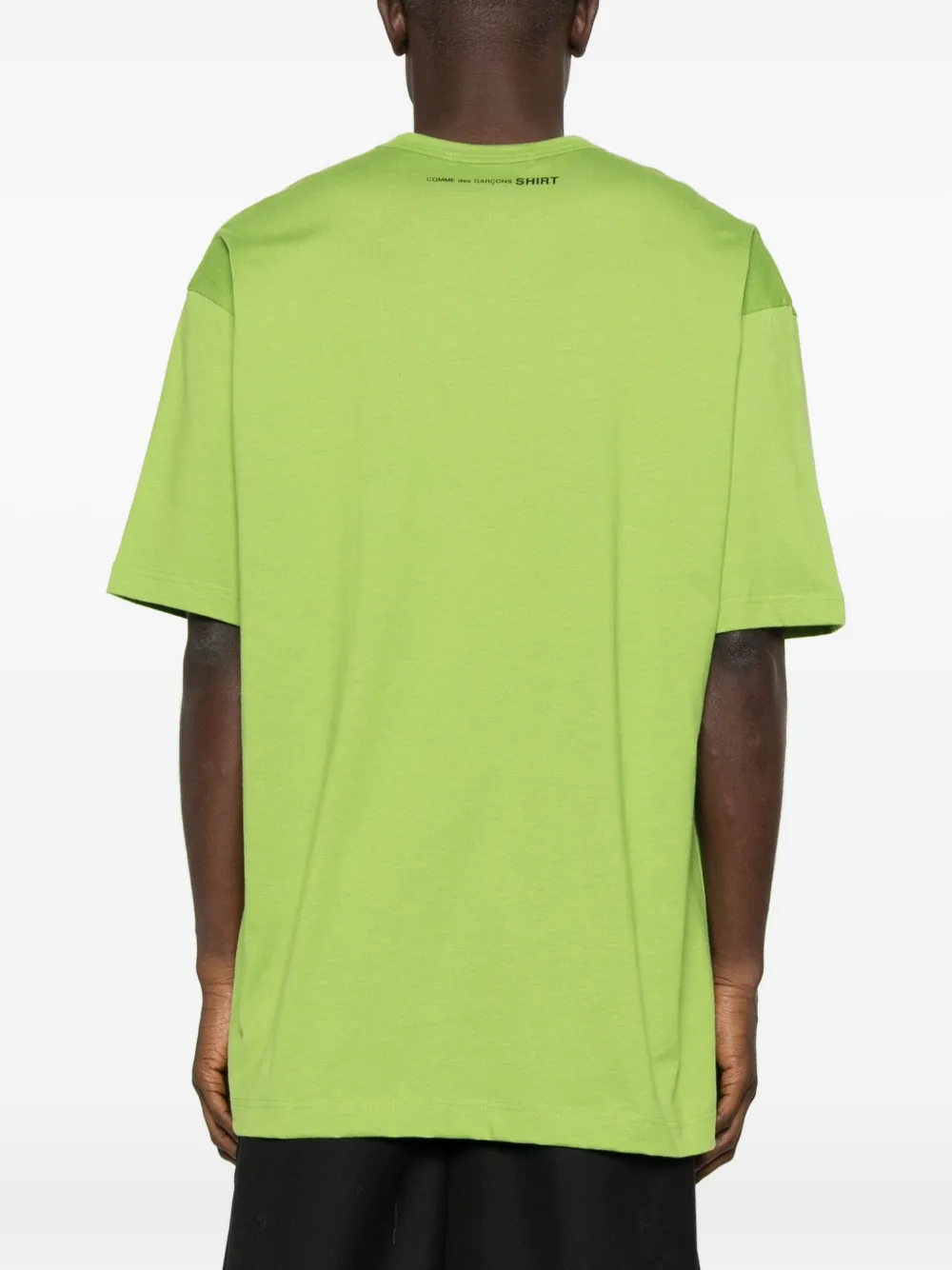 Comme Des Garçons Shirt T-shirt met logoprint Groen