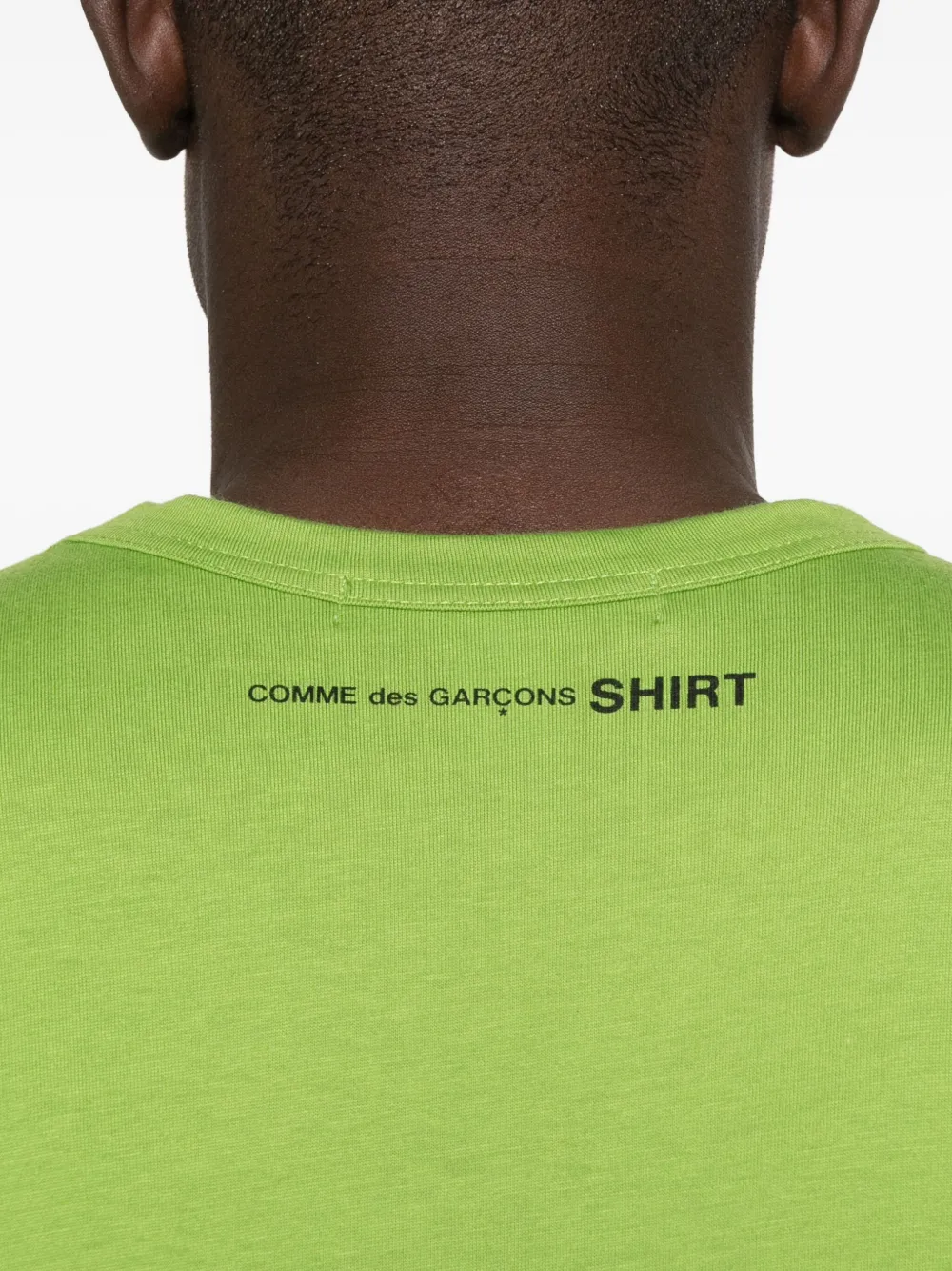 Comme Des Garçons Shirt T-shirt met logoprint Groen