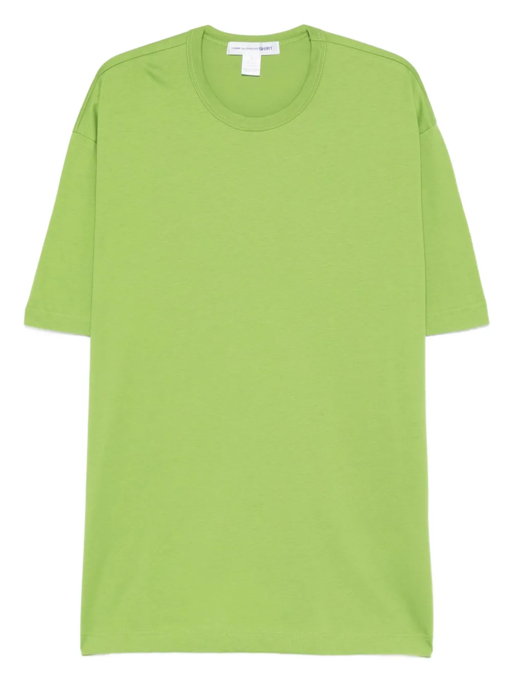 Comme Des Garçons Shirt logo-print T-shirt | Green | Image 1