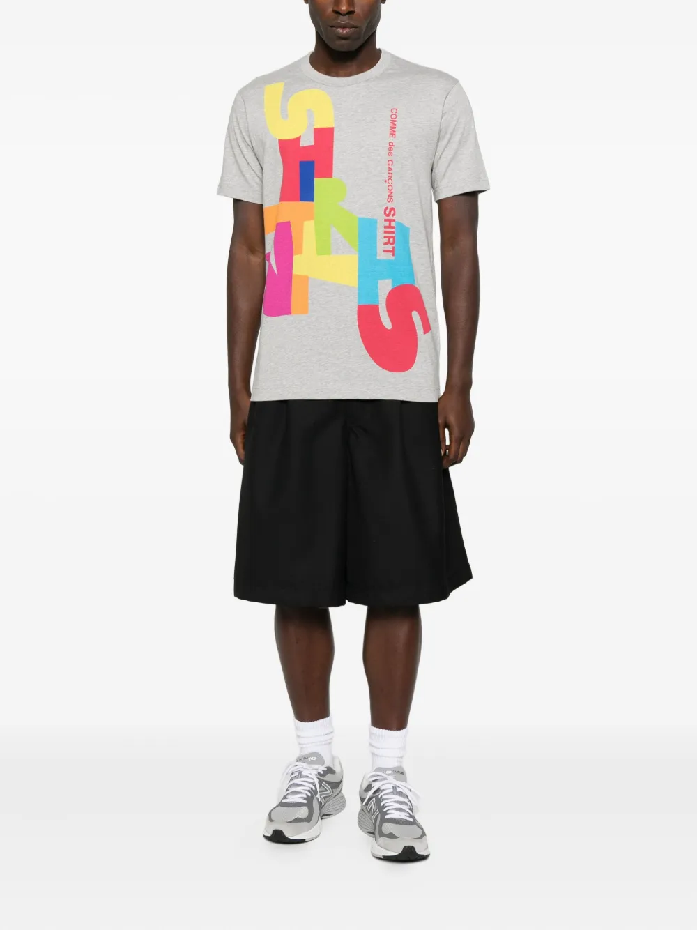 Comme Des Garçons Shirt T-shirt met print - Grijs