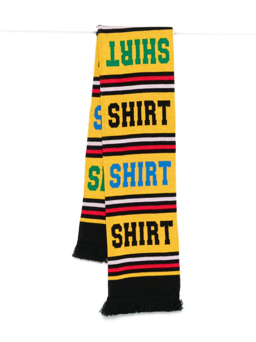 Comme Des Garçons Shirt shirt-striped scarf | Yellow | Image 1