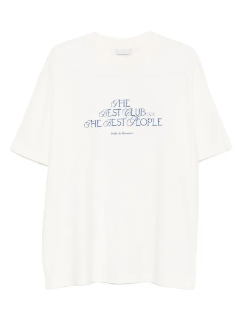 Drôle De Monsieur text-print T-shirt