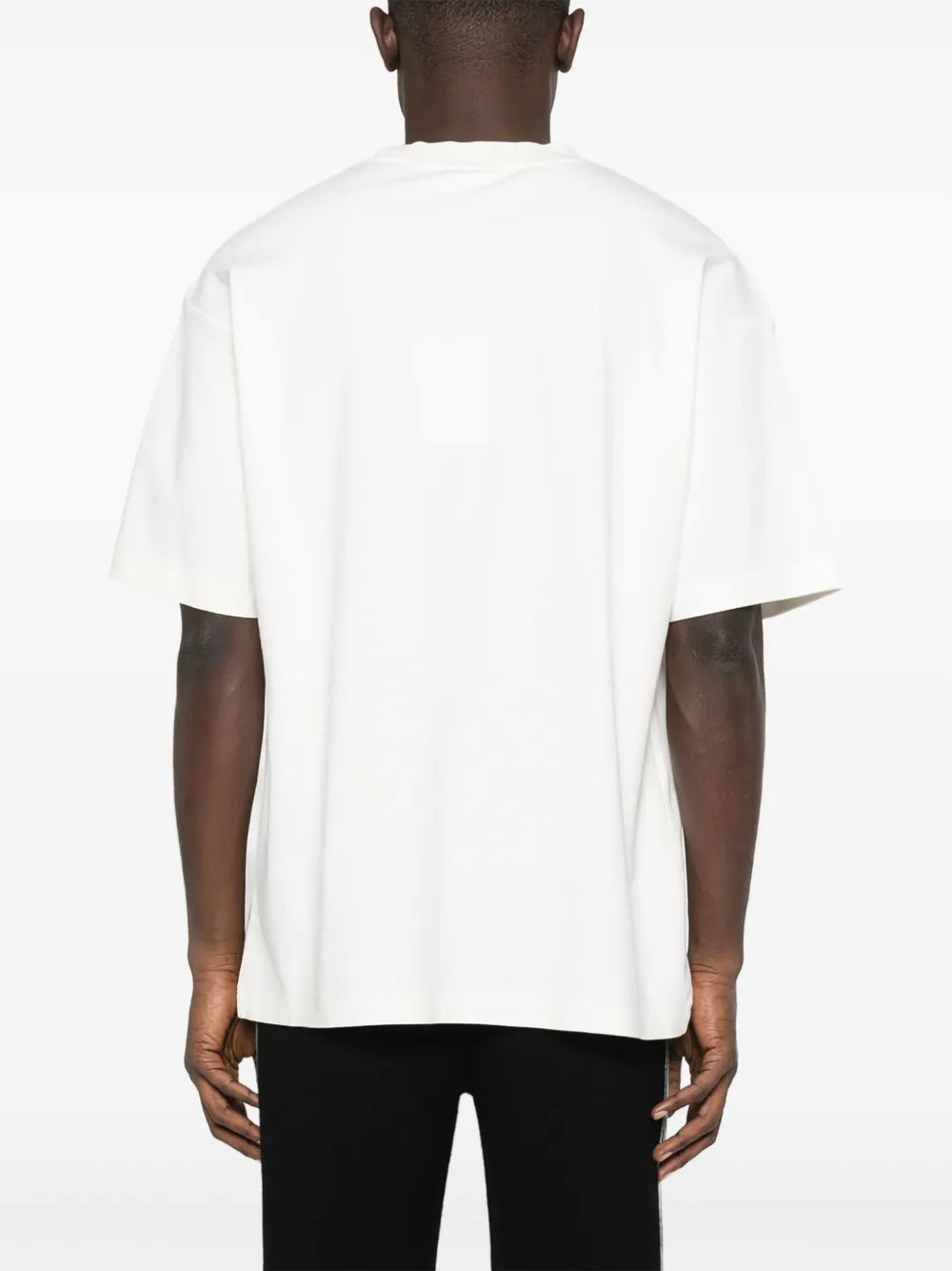 Drôle De Monsieur T-shirt met print Beige