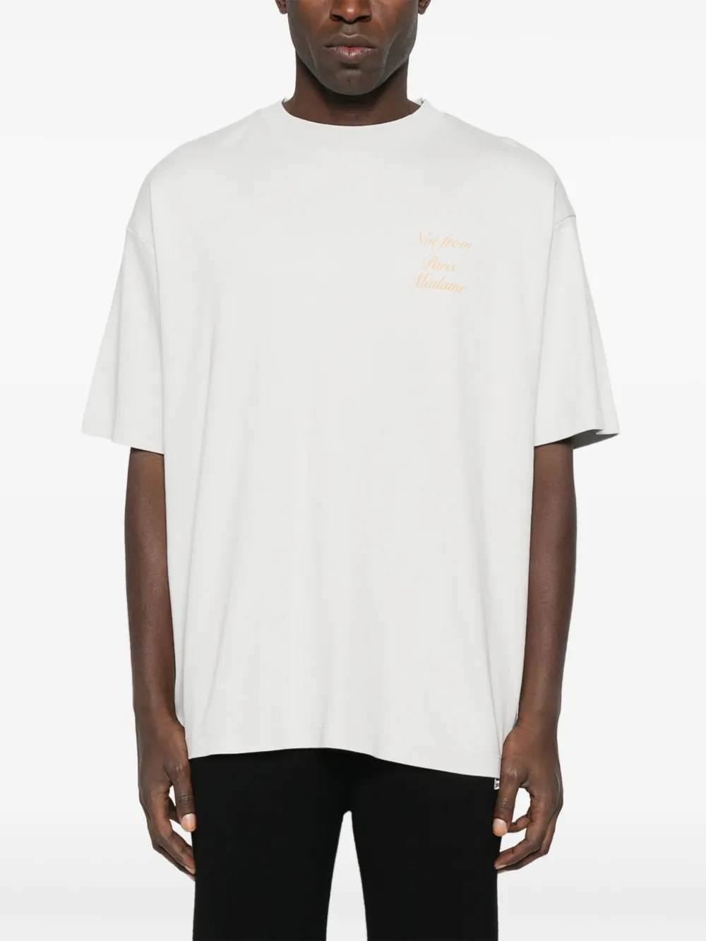 Drôle De Monsieur Paris Madame T-shirt In White