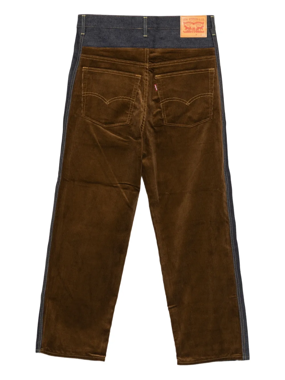 Junya Watanabe MAN Broek met vlakken - Blauw