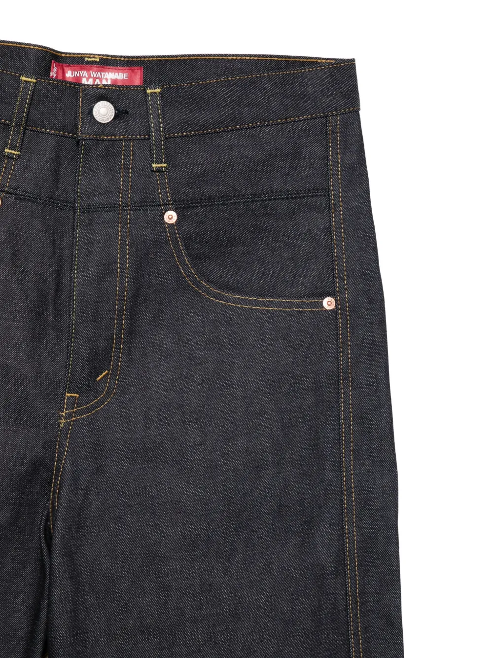 Junya Watanabe MAN Broek met vlakken Blauw