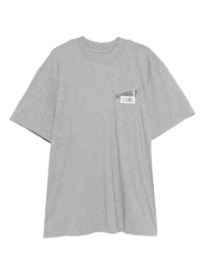 Miu Miu ロゴ Tシャツ | グレー | FARFETCH JP