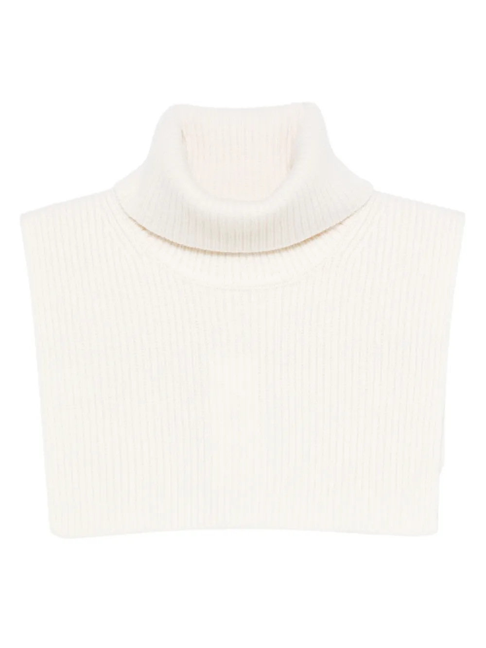 Samsoe & Samsoe Merino Wool Neck Warmer In White