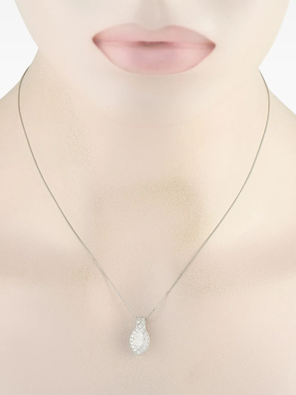 LB Exclusive Platinum diamond necklace - Argento