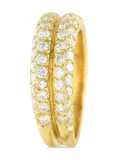 Van Cleef & Arpels Pre-Owned 18K yellow gold diamond ring