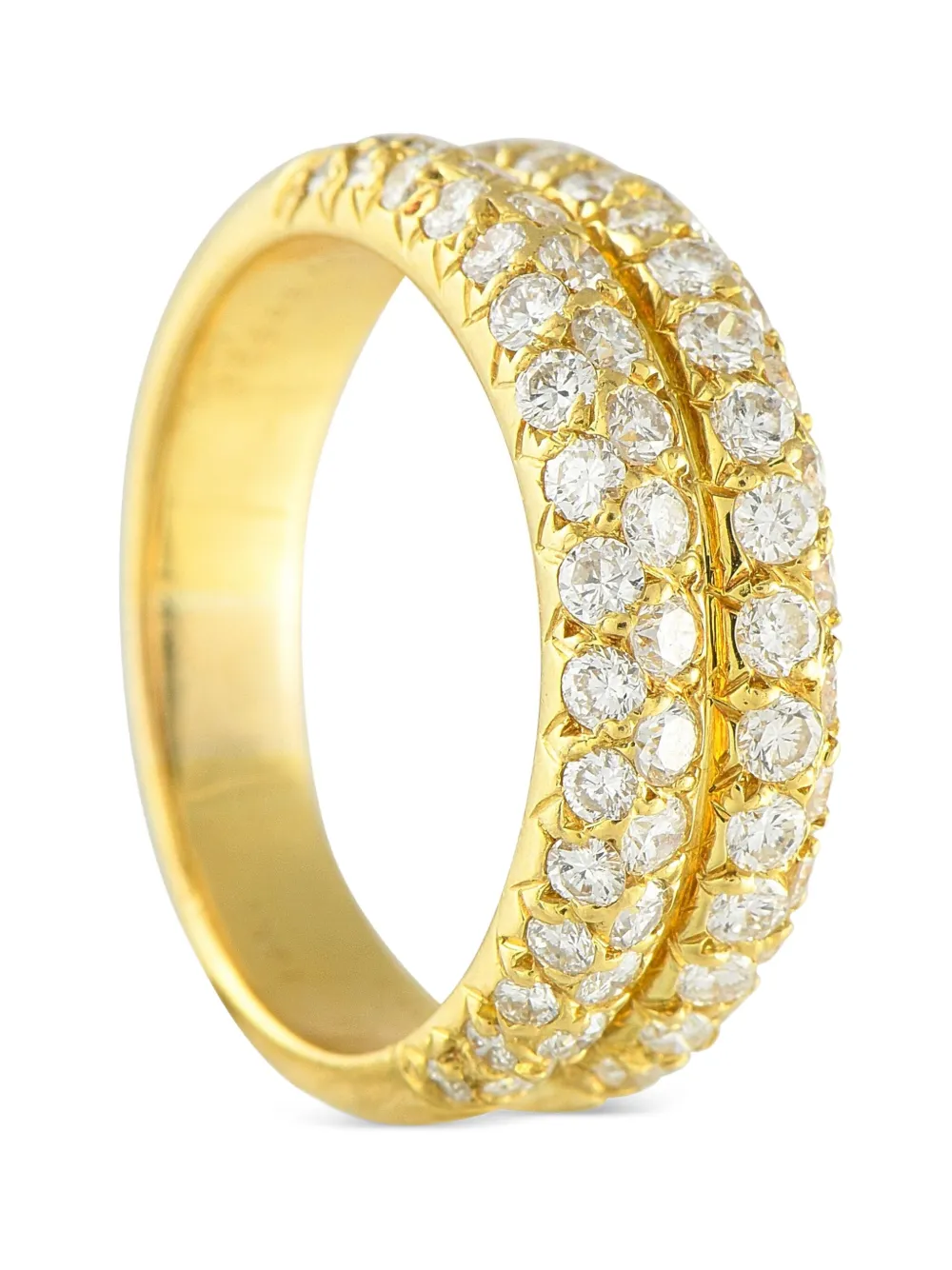 Van Cleef & Arpels Pre-Owned 18K yellow gold diamond ring | Image 2