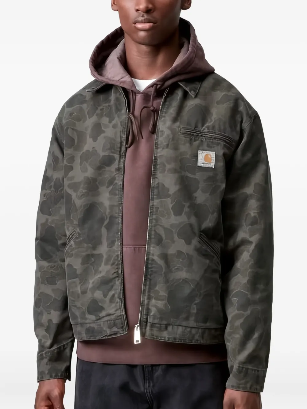 Carhartt WIP Duck Detroit camouflage-print jacket | Shirt Jackets | Image 2