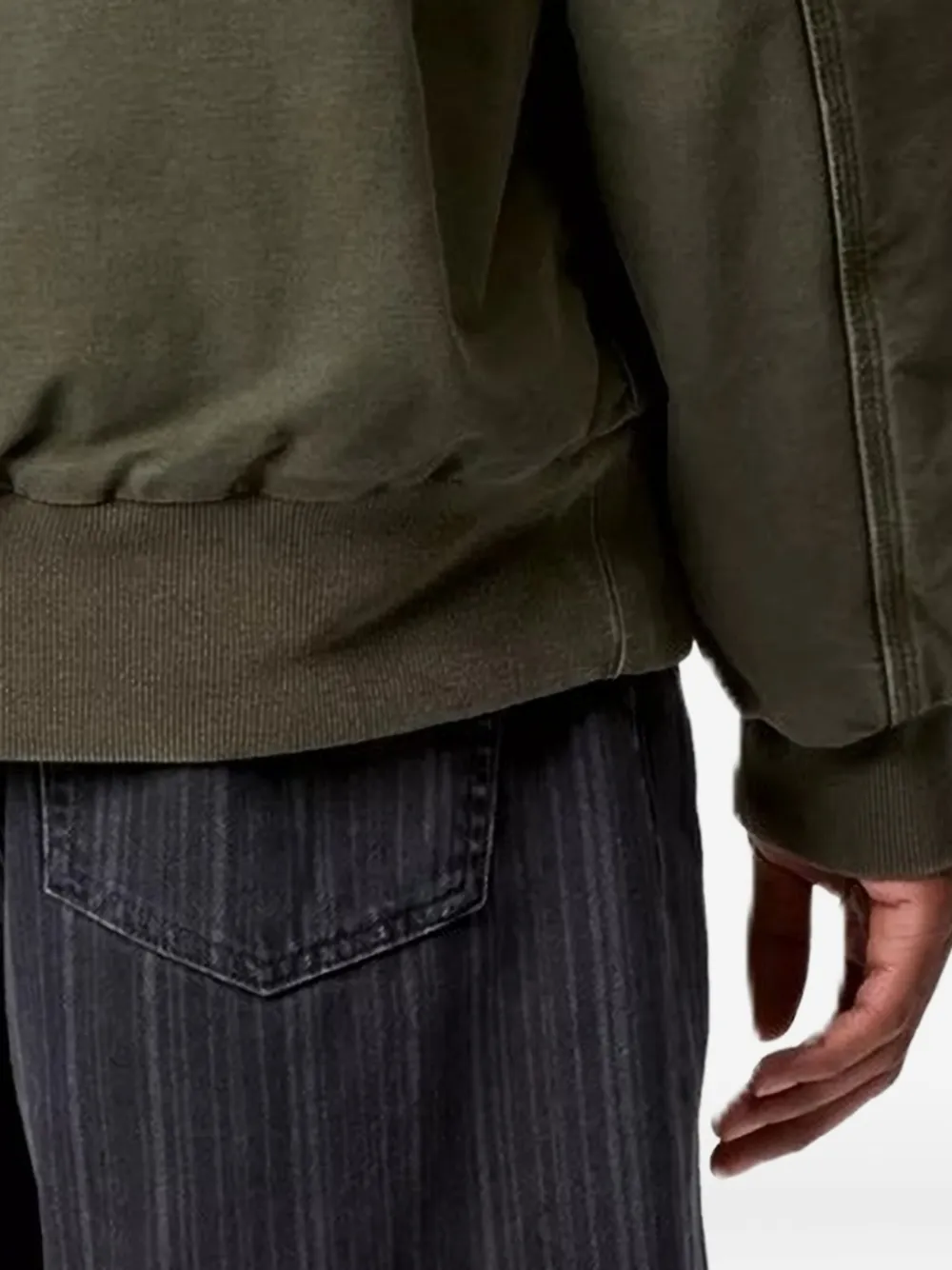 Carhartt Hooded Quilted-lined Jacket In Green