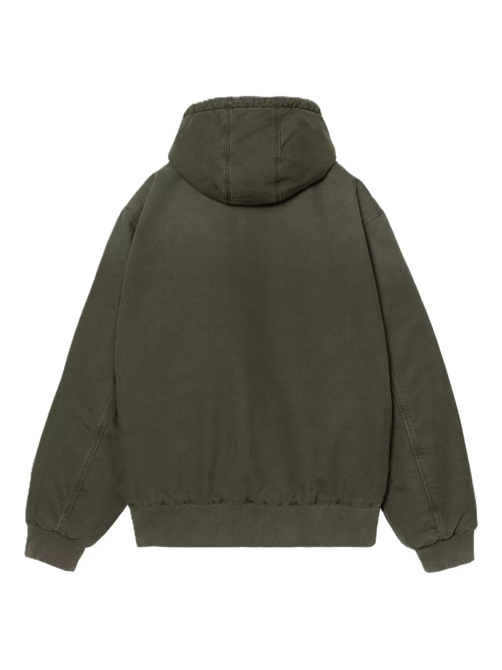 Carhartt Hooded Quilted-lined Jacket In Green