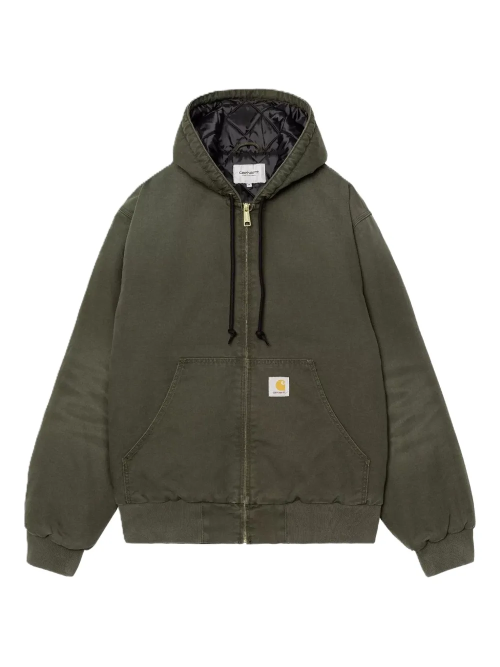 Carhartt WIP hooded quilted-lined jacket | Green | Image 1