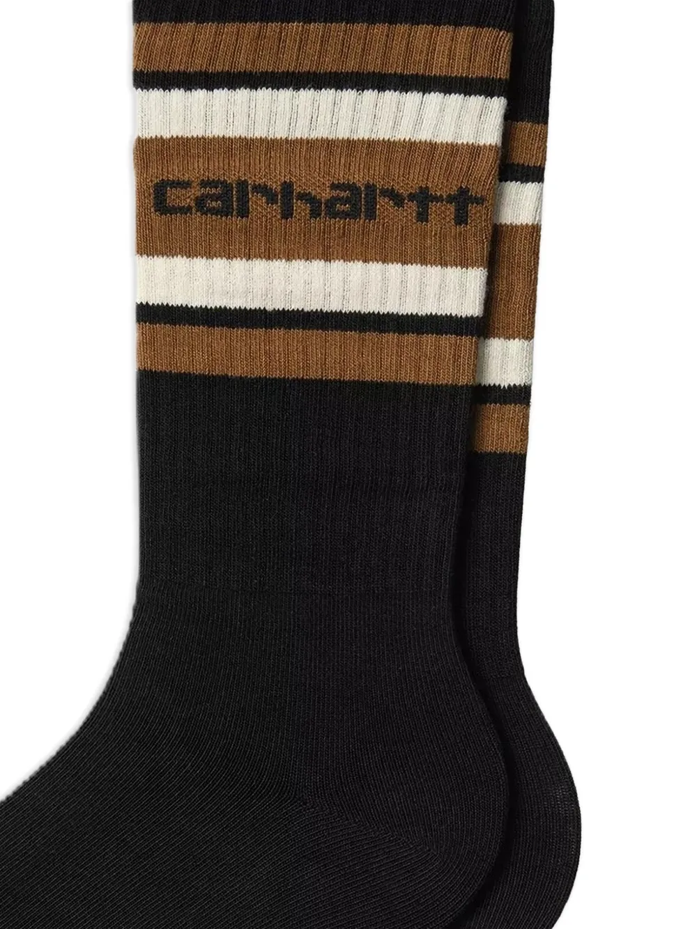 Carhartt WIP Connors striped logo socks | Image 2