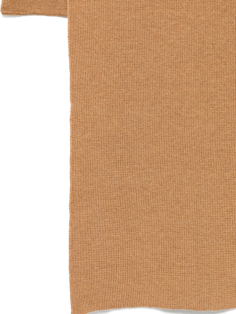 Karl Lagerfeld Logo-patch Scarf In Brown
