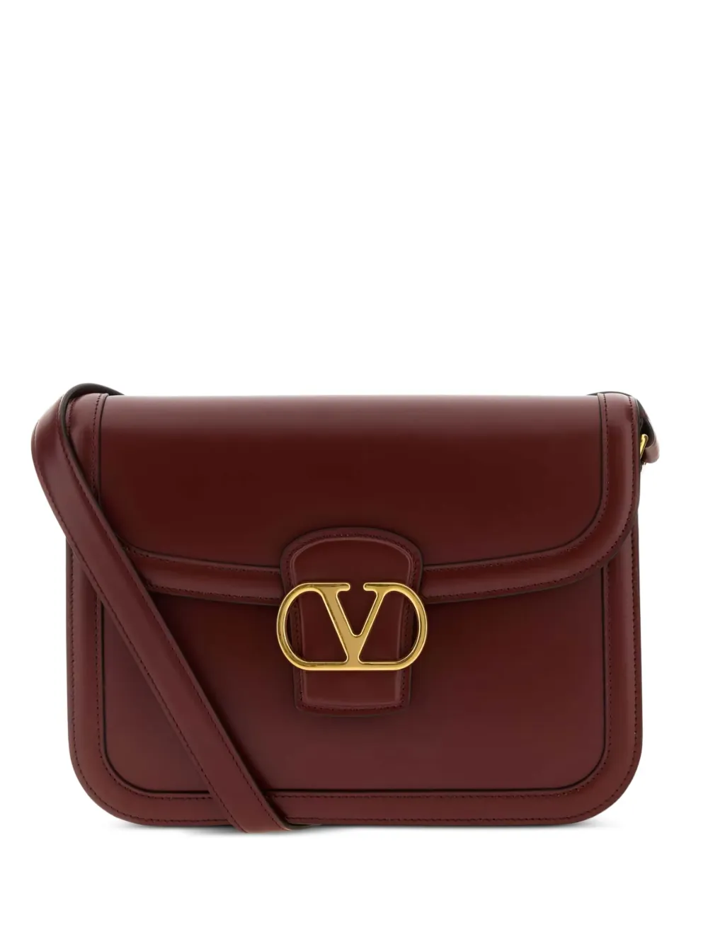 Valentino Garavani レザーショルダーバッグ - レッド Valentino Garavani レザーショルダーバッグ - レッド
