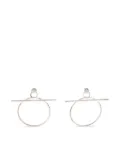 Hermès Pre-Owned 2010s Loop MM earrings - Silver