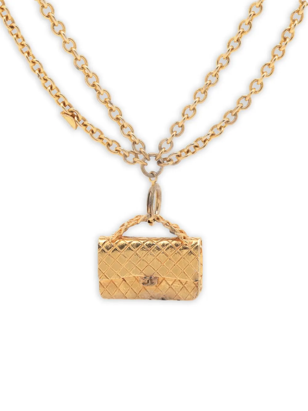 CHANEL Pre-Owned 1970-1990 Classic Flap Chain Necklace | Gold | Image 1