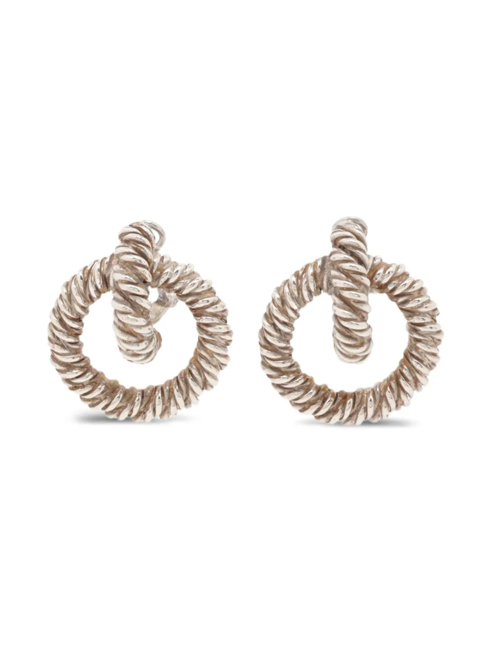 Hermès Pre-Owned aretes en plata de ley 1990-2000 | plateado | Image 1