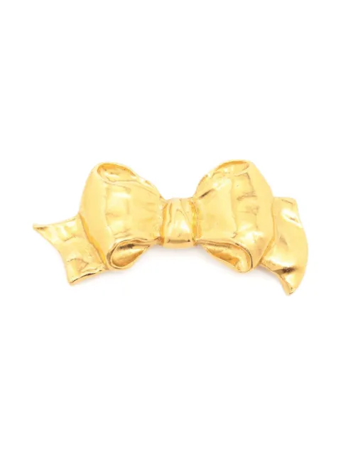 CHANEL Pre-Owned 1970-1980 bow-shape brooch