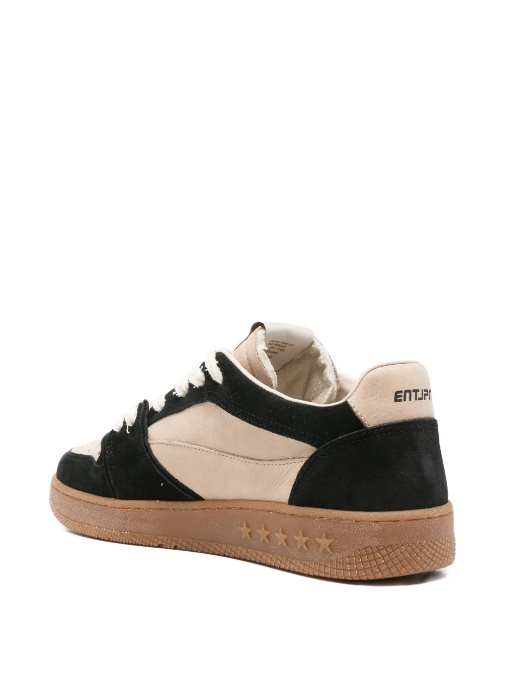 Enterprise Japan Egg Rocket suede sneakers Zwart