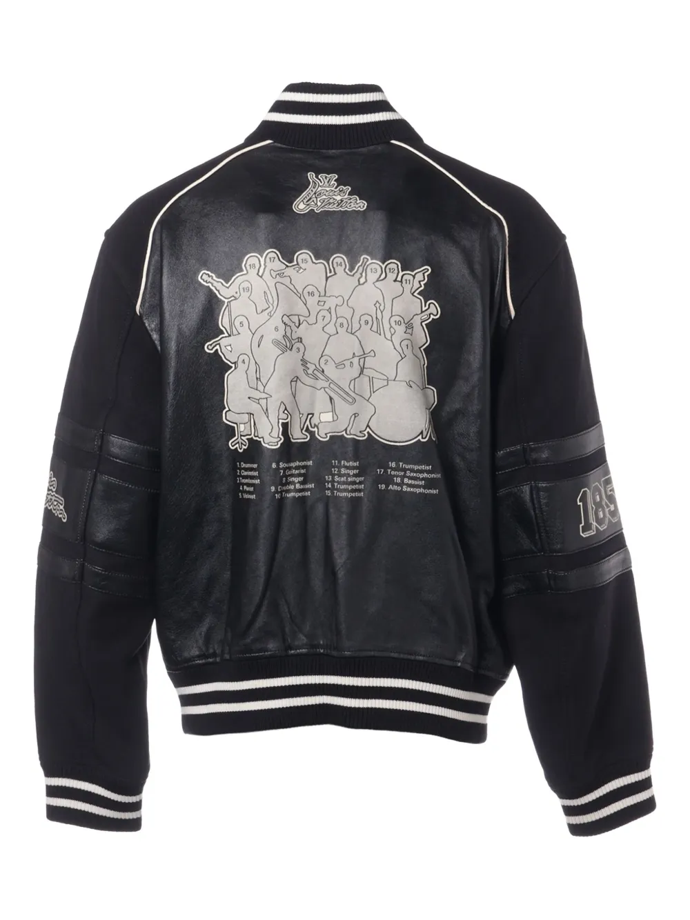 Louis Vuitton Pre-Owned chamarra bomber universitaria con apliques 2023 | Image 2