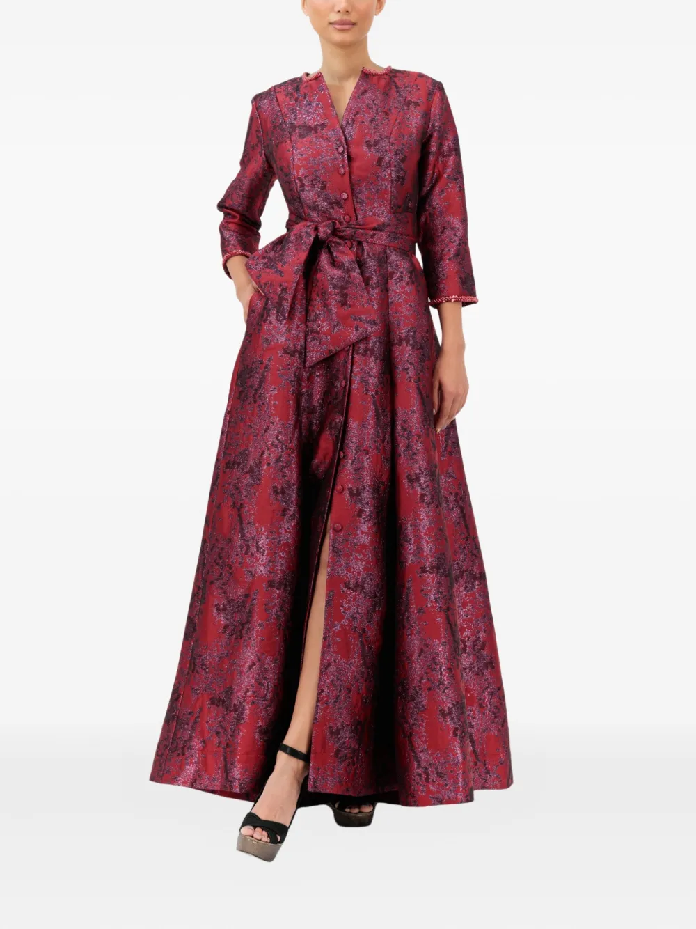 Baruni Elham dress - Rood