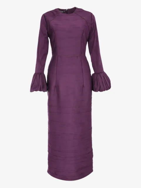 Baruni Talia ruffle-cuffs maxi dress