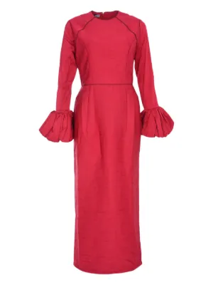carven red dress Carven Crew Neck Mini Dress - Red Dresses, Clothing - CAV45566