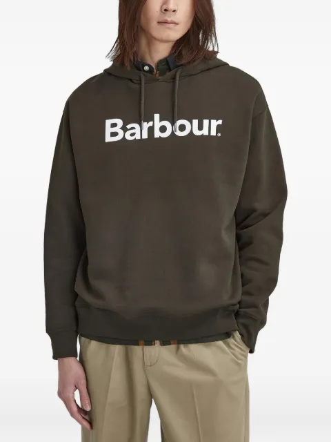 Barbour logo-print hoodie