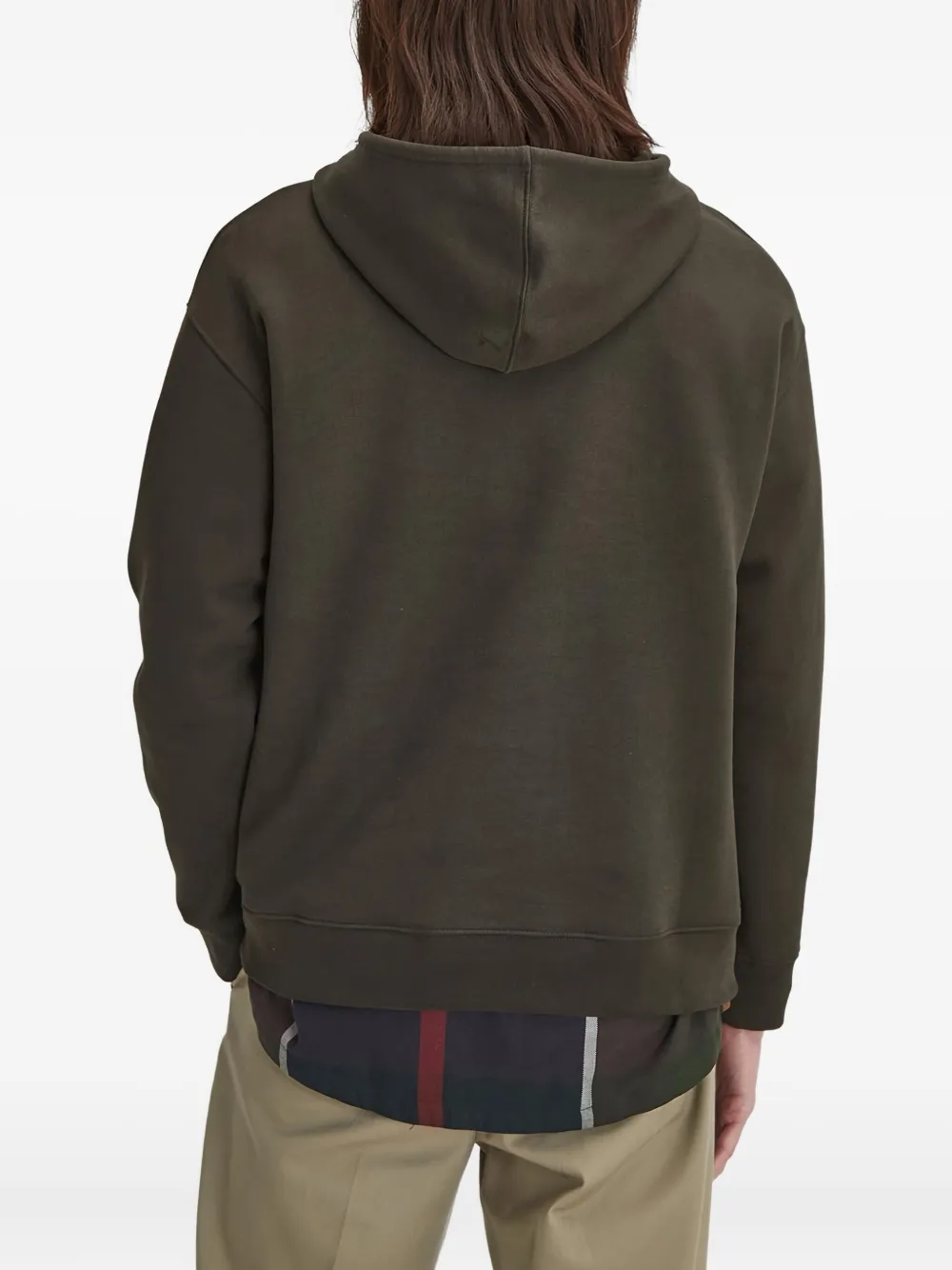 Barbour Hoodie met logoprint Groen