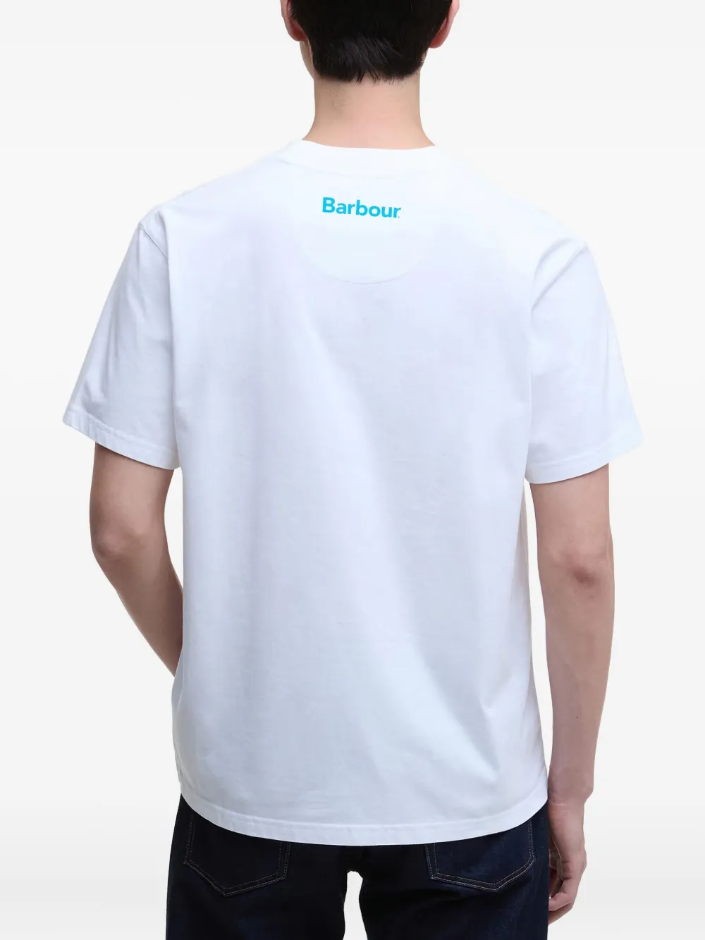 Barbour Overhemd met print Wit