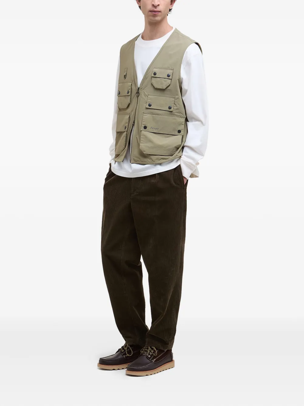 Barbour Utility Editor zip-front gilet | Waistcoats & Gilets | Image 2