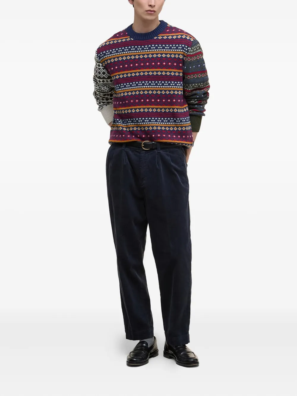 Barbour Fairisle-patterned sweater | Knitted Sweaters | Image 2