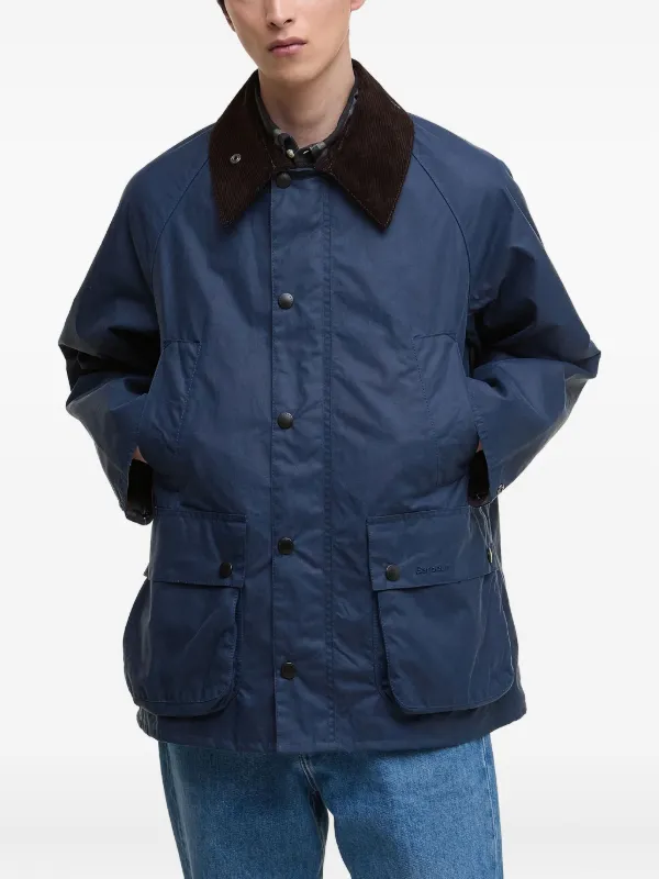 Barbour Bedale corduroy-collar Jacket | Blue | FARFETCH