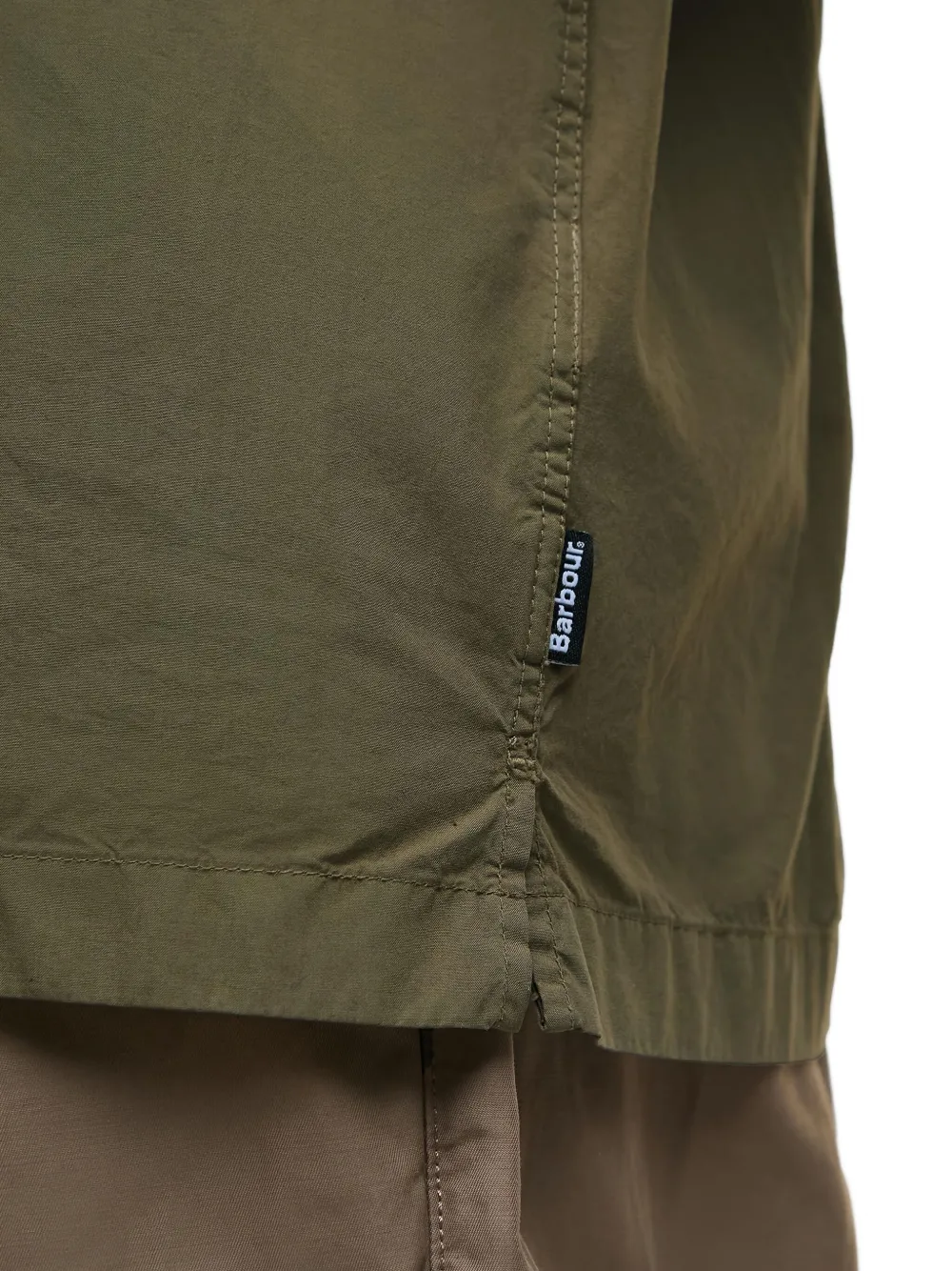 Barbour Shirtjack met meerdere zakken Groen