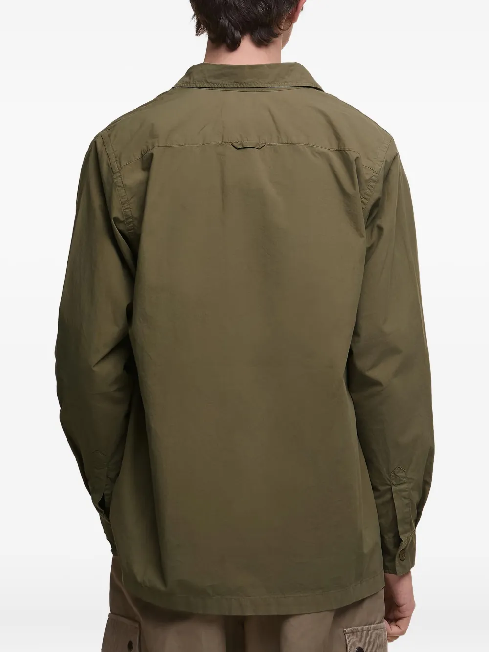 Barbour Shirtjack met meerdere zakken Groen
