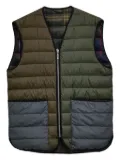 Barbour reversible quilted panelled gilet - Green
