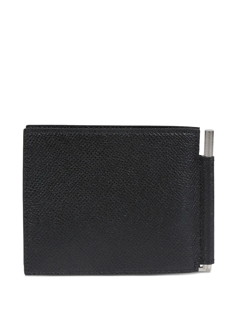 Tom Ford Money-clip Leather Wallet In Black