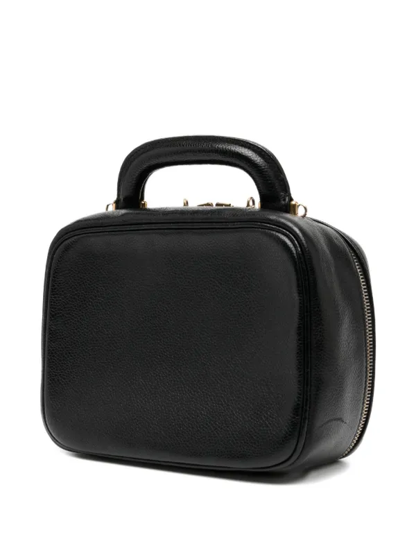 CHANEL Pre-Owned キャビア ランチボックス バニティ タイムレス ロゴ