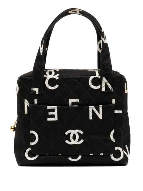 CHANEL Pre-Owned tote capitonado con logo