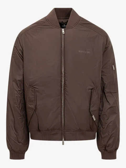 Represent Smart zip-fastening bomber jacket