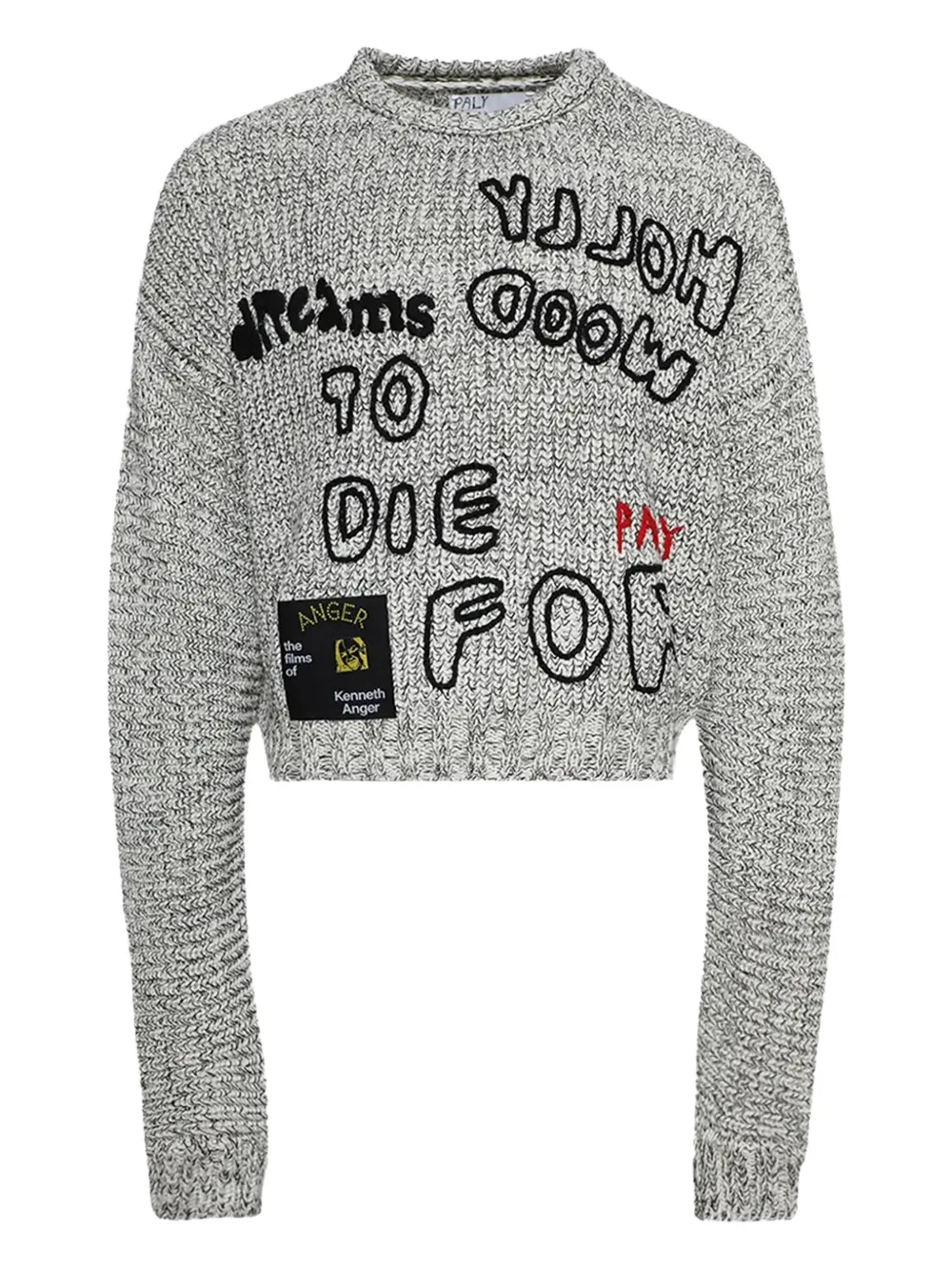Paly To Die For sweater - グレー Paly To Die For sweater - グレー
